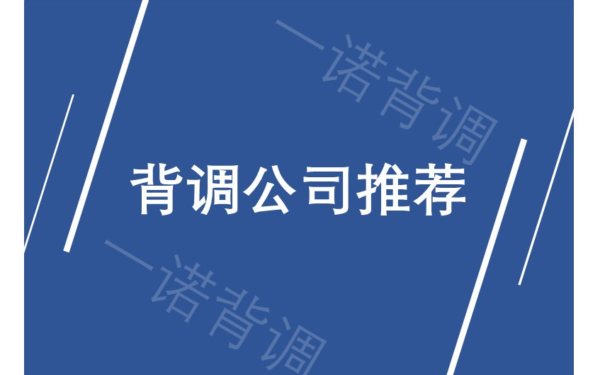 背调公司推荐，国内专业背景调查服务平台