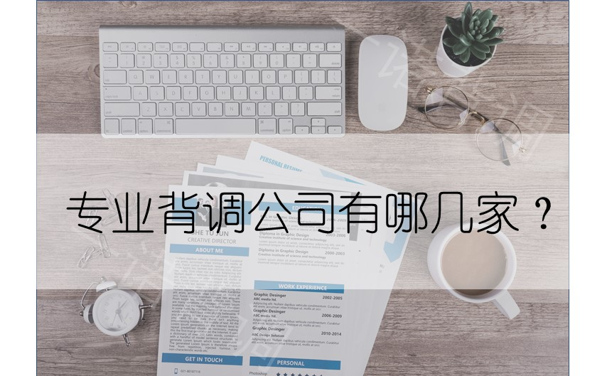 【背调答疑】专业背调公司有哪几家？